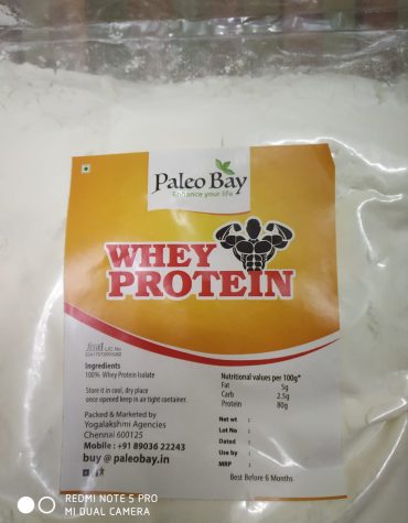 Whey Protein 500g (dark chocolate flavour)