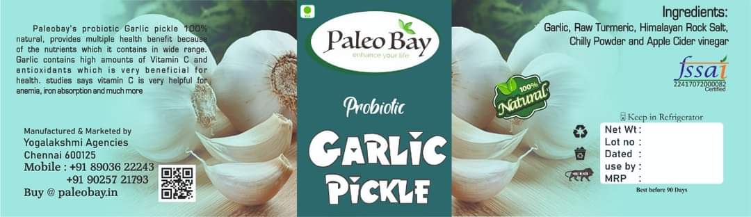 Probiotic garlic pickle 250g
